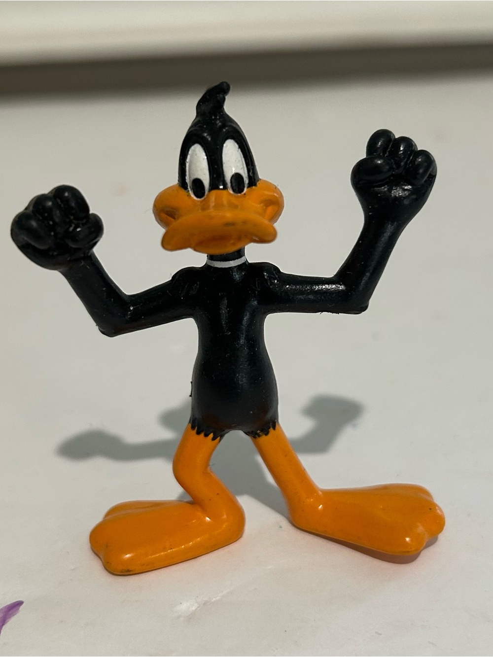 Looney Tunes Daffy Duck Figure Figurine 1991 Warner Bros Vintage Collectible 3"